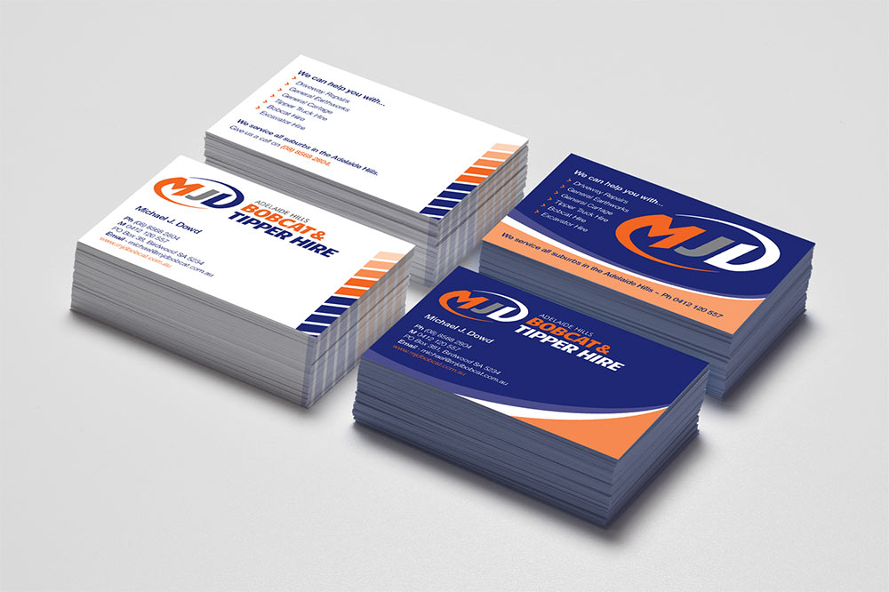 MJD Bobcat - Business Cards