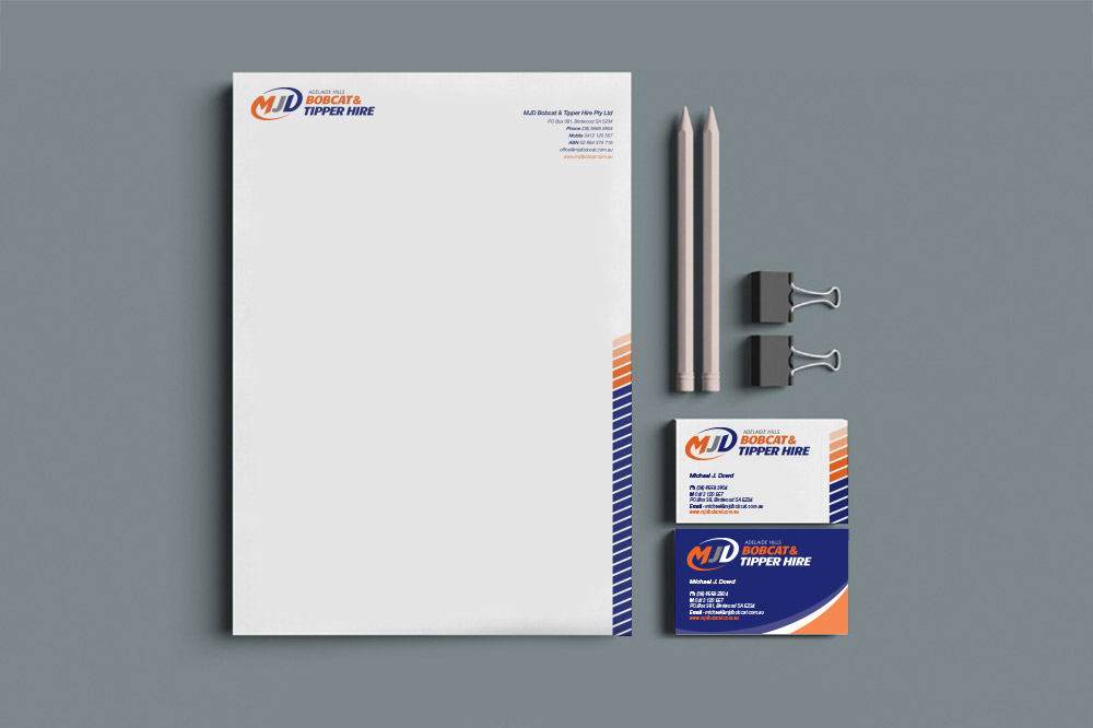 MJD Bobcat - Stationery Designs