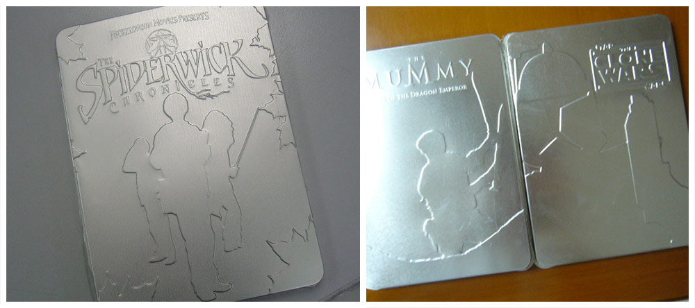 EzyDVD Collector's Tins - Embossing