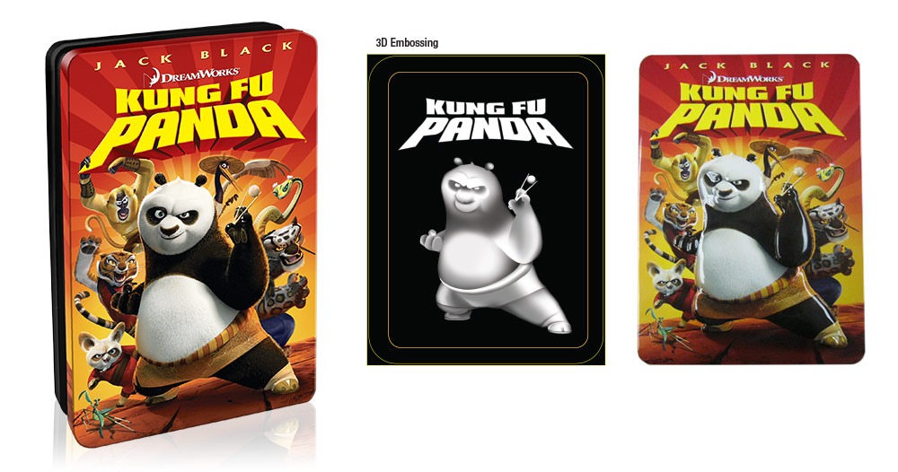EzyDVD Collector's Tins - Kungfu Panda (3D Embossing)
